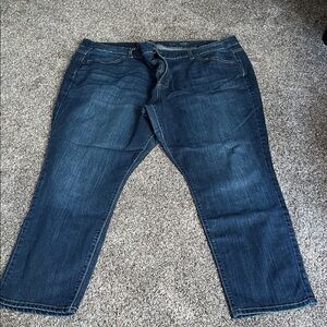 Simply Vera Vera Wang Dark Blue Relaxed Jeans